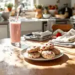 No-Bake Strawberry Cookies lifestyle