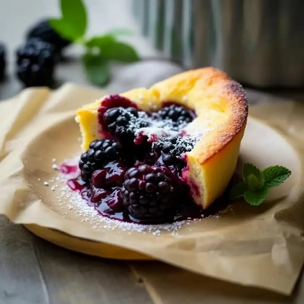 Blackberry Clafoutis
