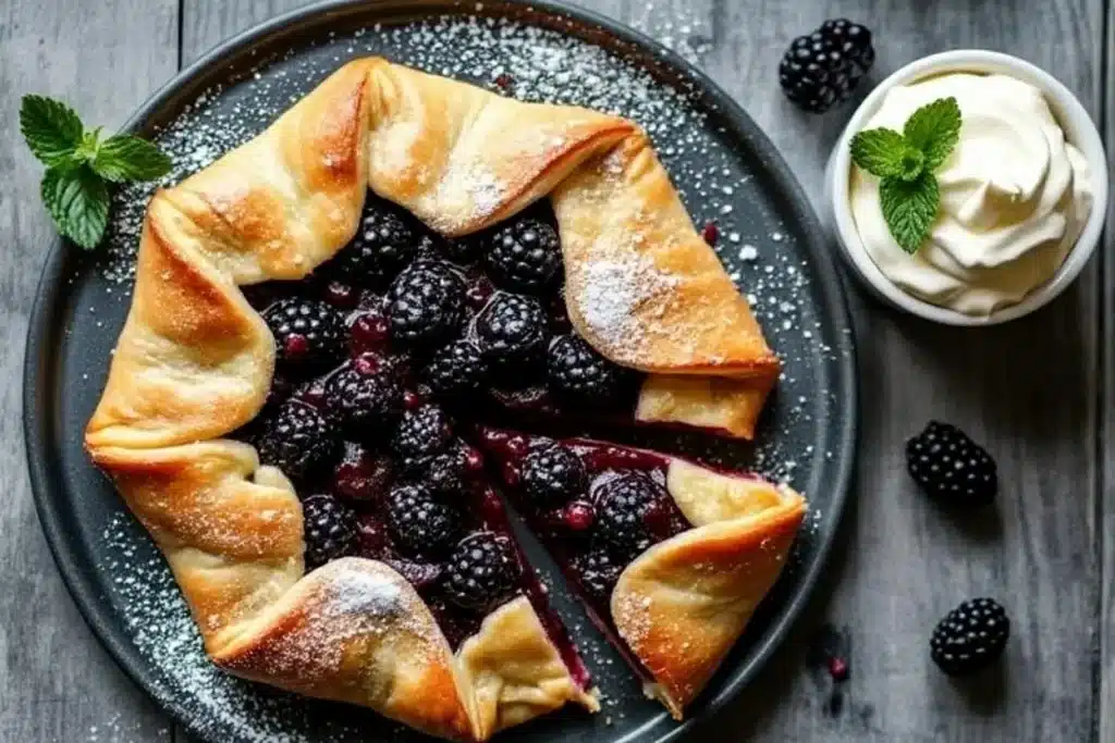 blackberry galette