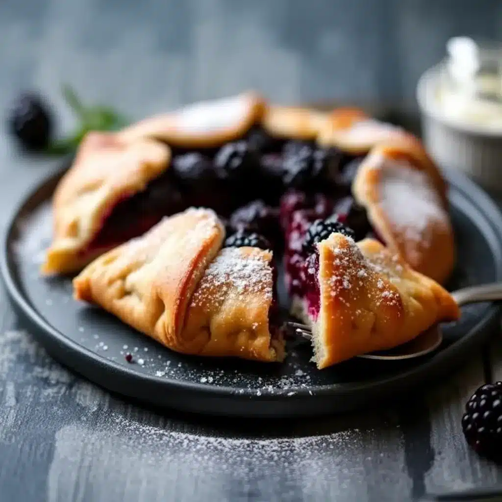 blackberry galette