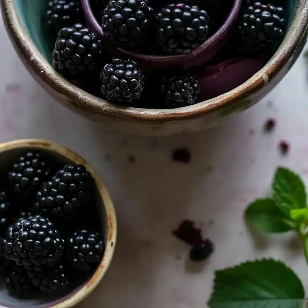 blackberry sorbet