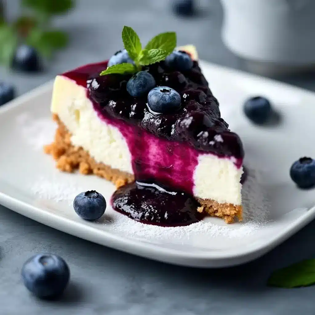 blueberry cheesecake