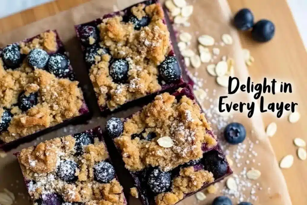 Blueberry Crumble Bars