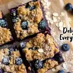 Blueberry Crumble Bars