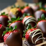 chocolate-covered strawberries