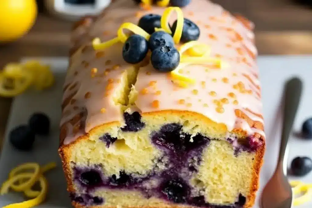 Lemon Blueberry Loaf Cake
