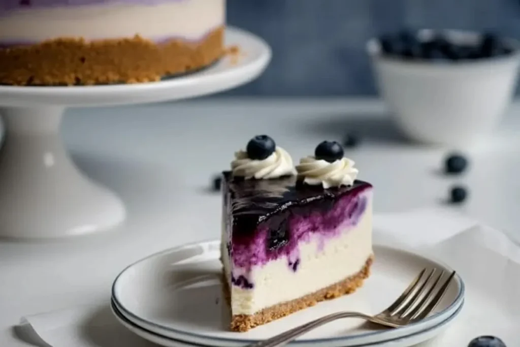 No-Bake Blueberry Cheesecake