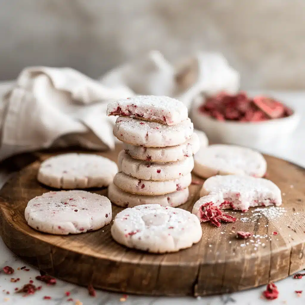 no-bake strawberry cookies