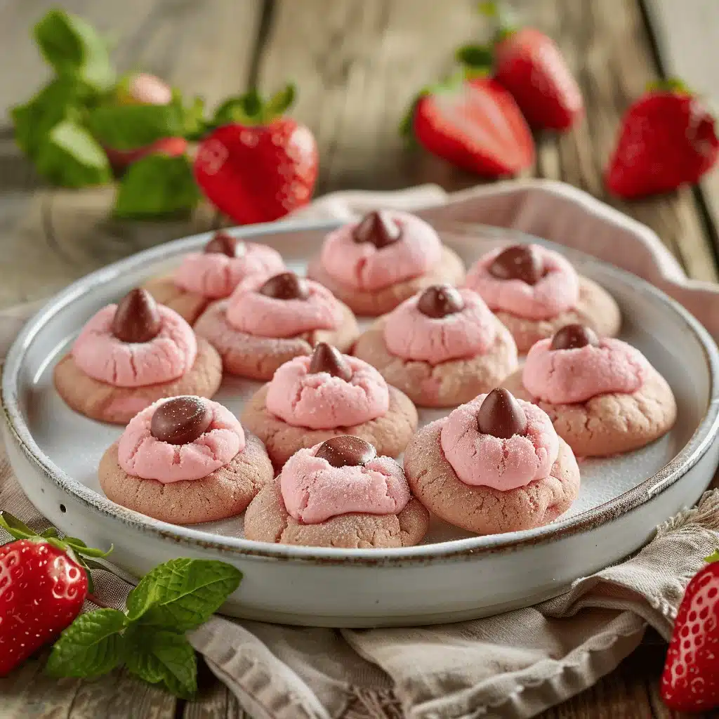 Strawberry Kiss Cookies