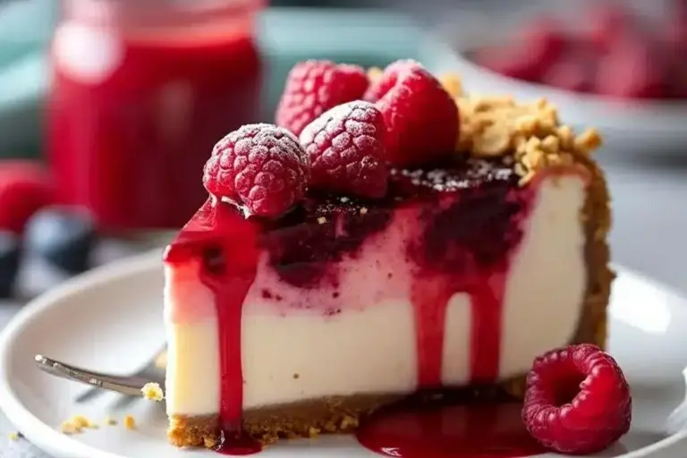 Berry Crumble Cheesecake