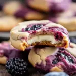Blackberry Cheesecake Cookies