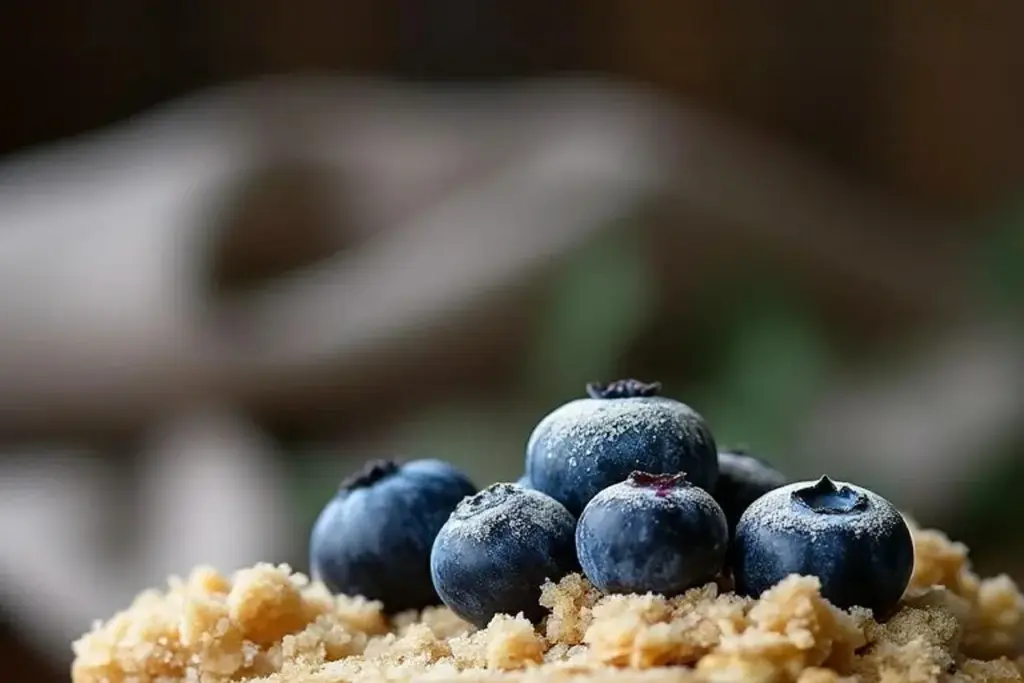 Blueberry Cream Cheese Crumb Cake