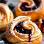 Blueberry Cream Cheese Puff Pastry