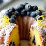 Blueberry Lemon Coconut Cake