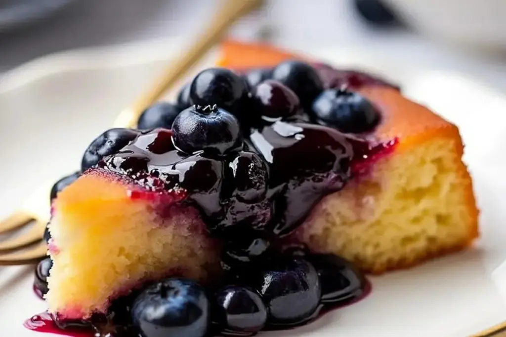 Blueberry Upside Down Cake