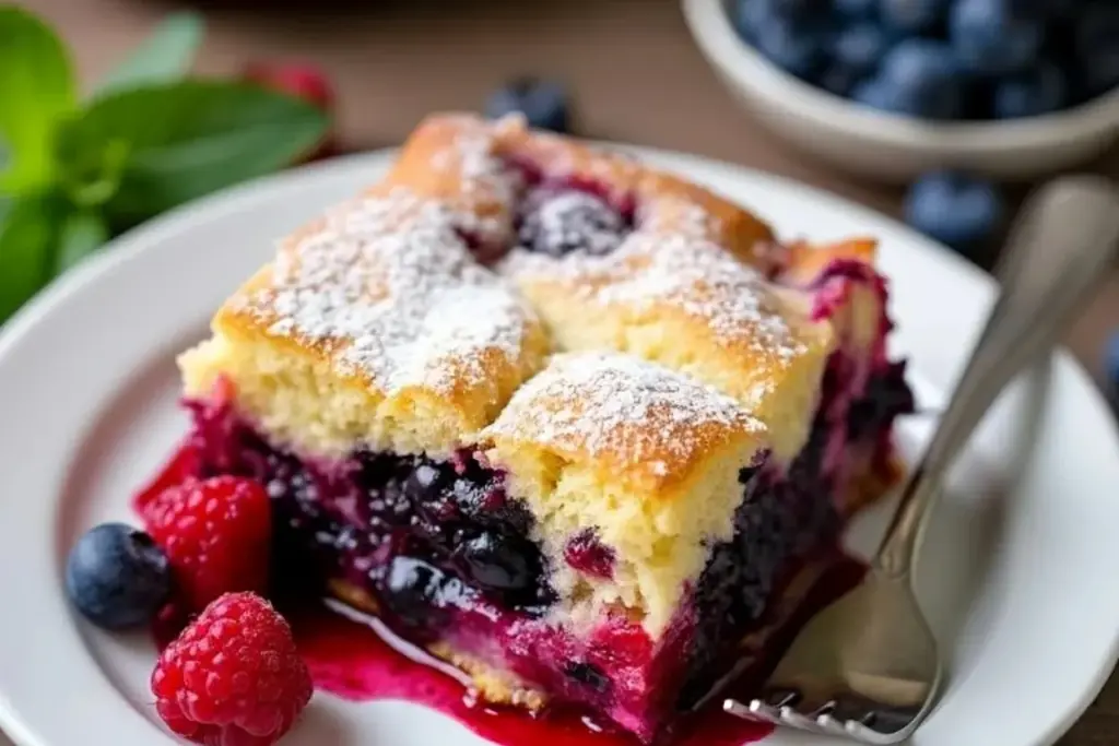 mixed berry buckle