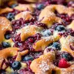 Mixed Berry Sweet Roll Focaccia