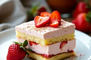 no-bake strawberry dessert