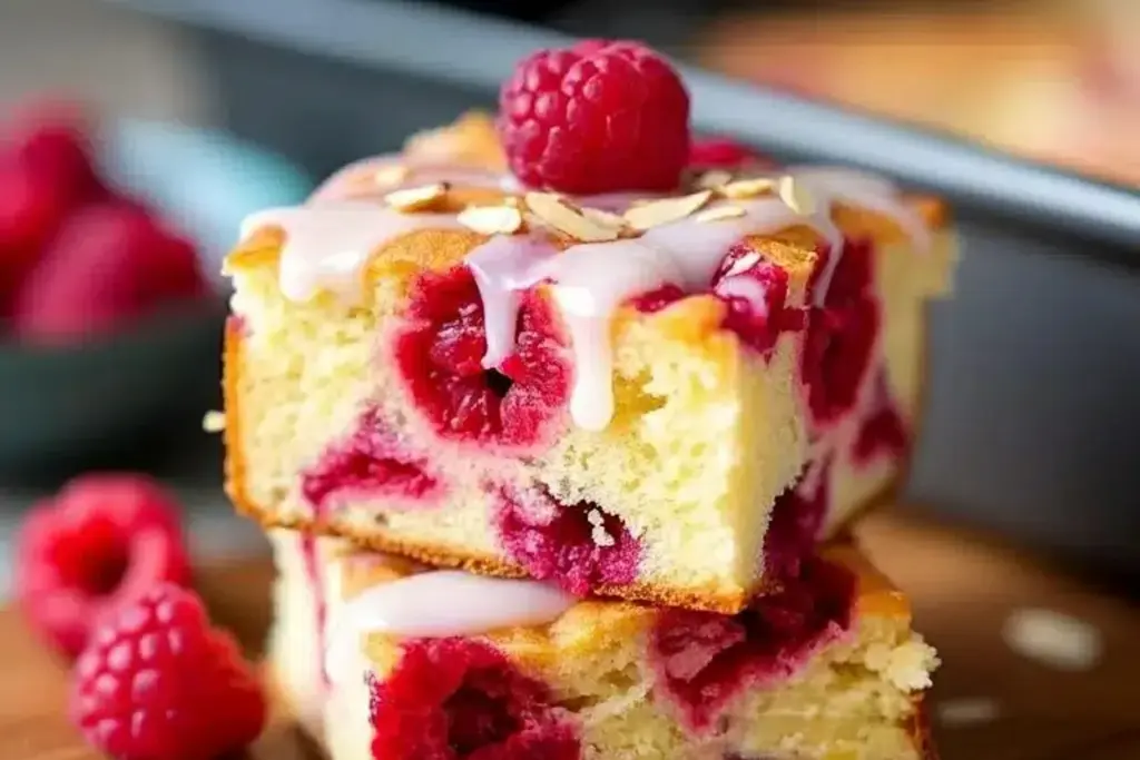 Raspberry Almond Breakfast Cake