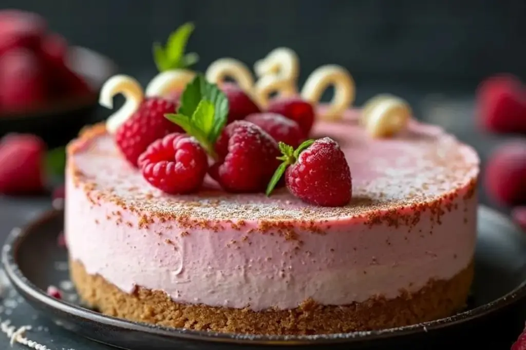 raspberry cheesecake