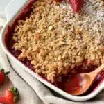 strawberry almond crumble recipe
