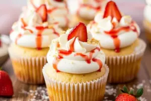 Strawberry Bliss Cupcakes