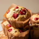 Strawberry Cinnamon Oat Muffins