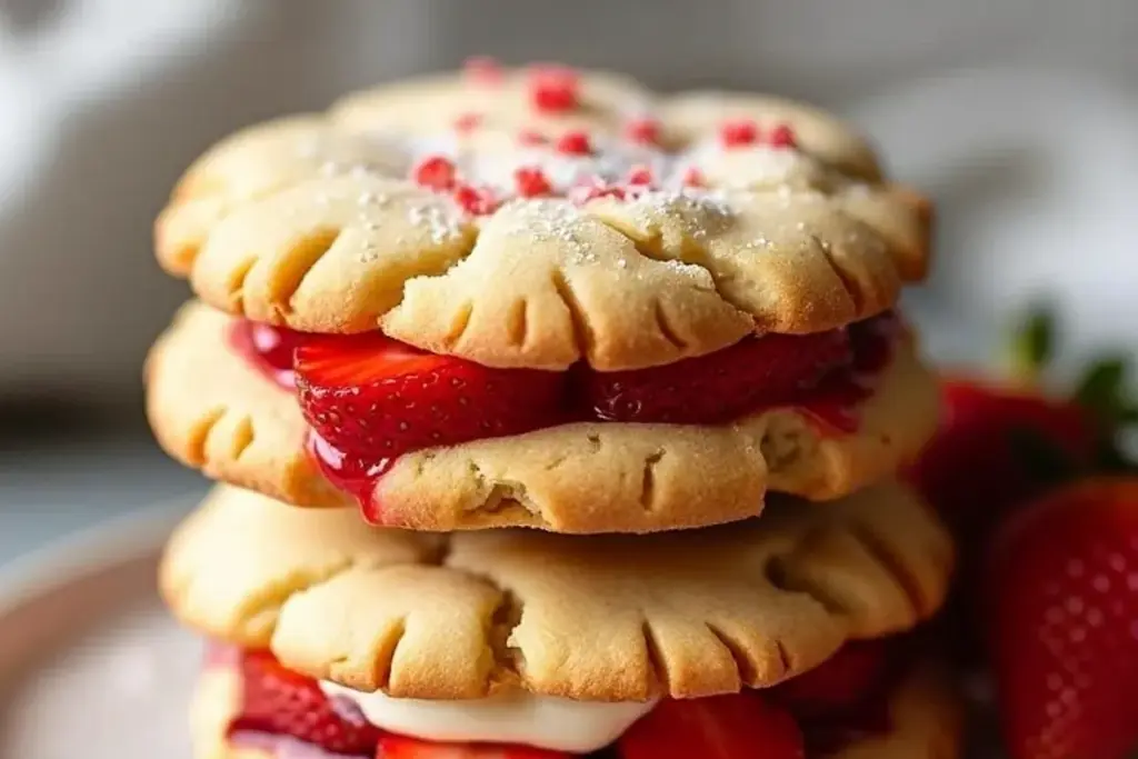 Strawberry Shortcake Cookies