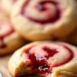 Strawberry Swirl Cookies