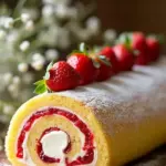 Strawberry Vanilla Roll Recipe