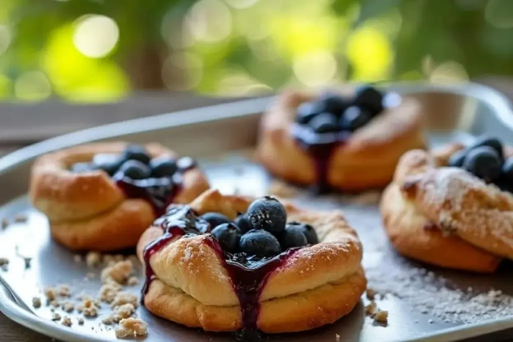 wild blueberry danishes